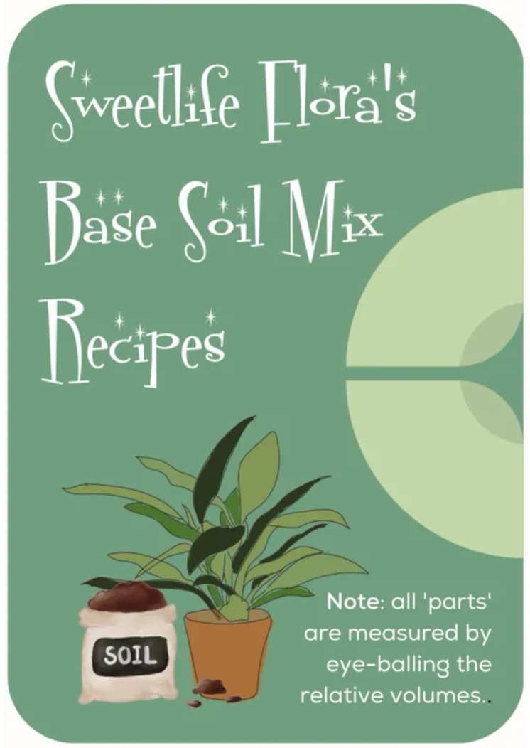 Base Soil Mix Recipe Card